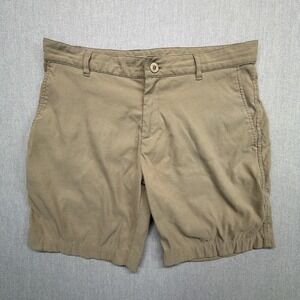Outlier F. Cloth Two-Way Stretch Shorts Men's Size 33 Tan Drawstring Tech